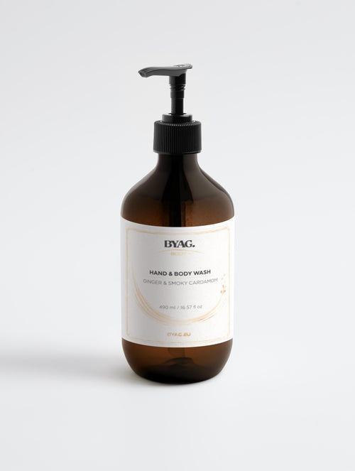 BYAG. Hand- und Körperreinigung – Ginger & Smoky Cardamom – Produktansicht 1
