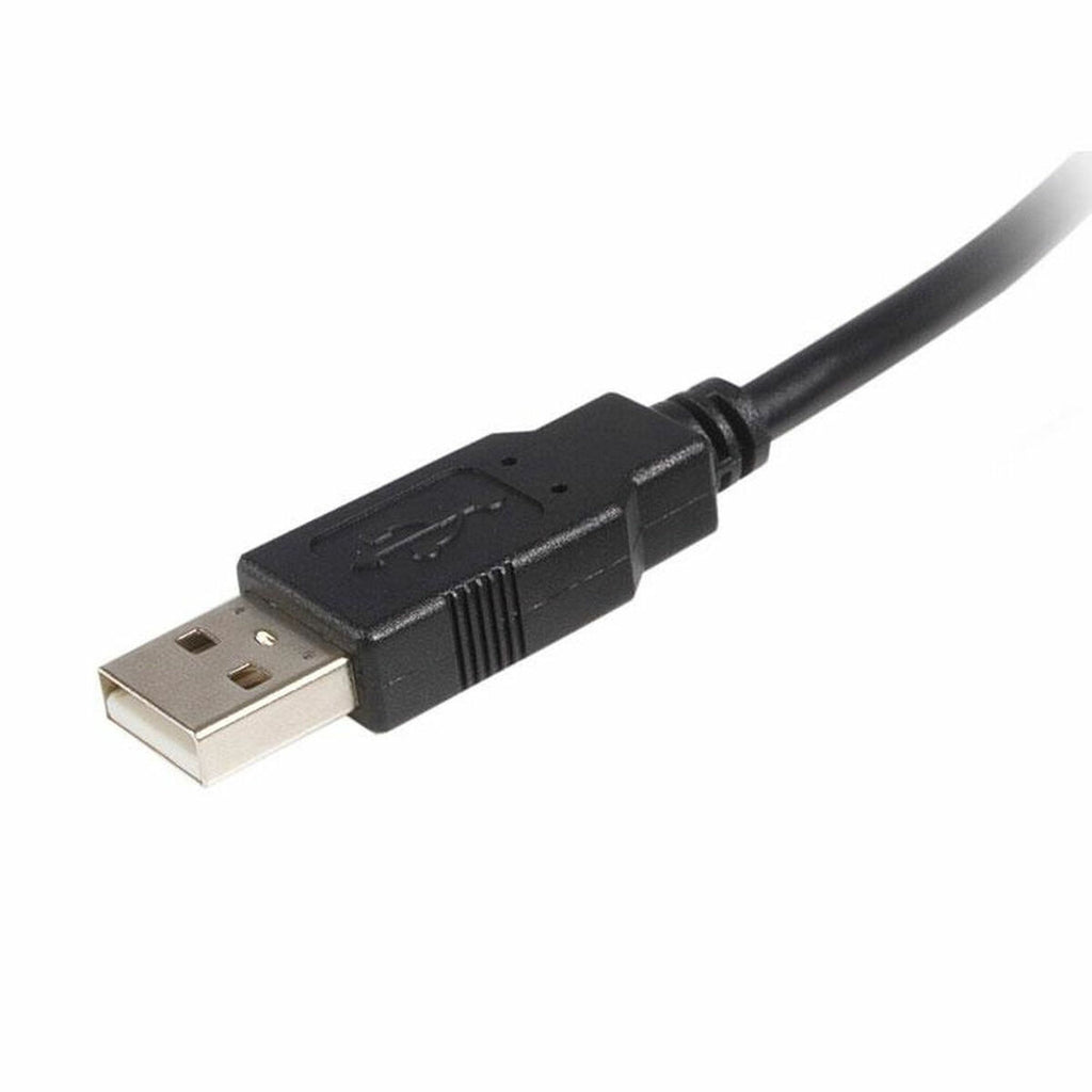 Startech USB A to USB B Kabel USB2HAB1M Schwarz – Produktansicht 3