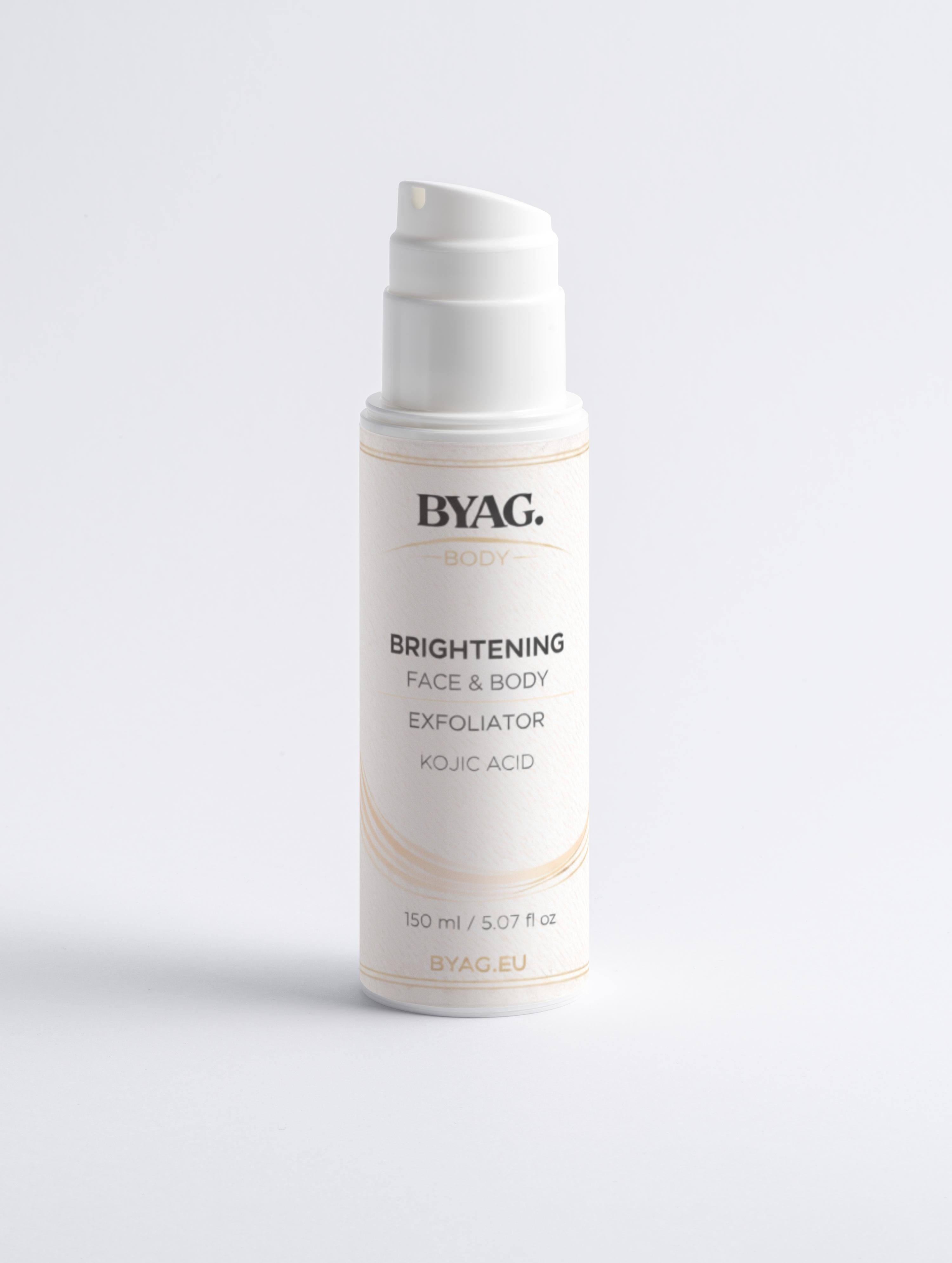 BYAG. Gesichts- und Körperpeeling – Kojic Acid – Produktansicht 1