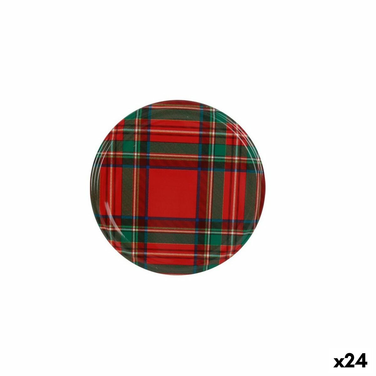 Set of lids Sarkap Scottish Man 6 Teile 6,6 x 0,8 cm (24 Stück) – Produktbild 1