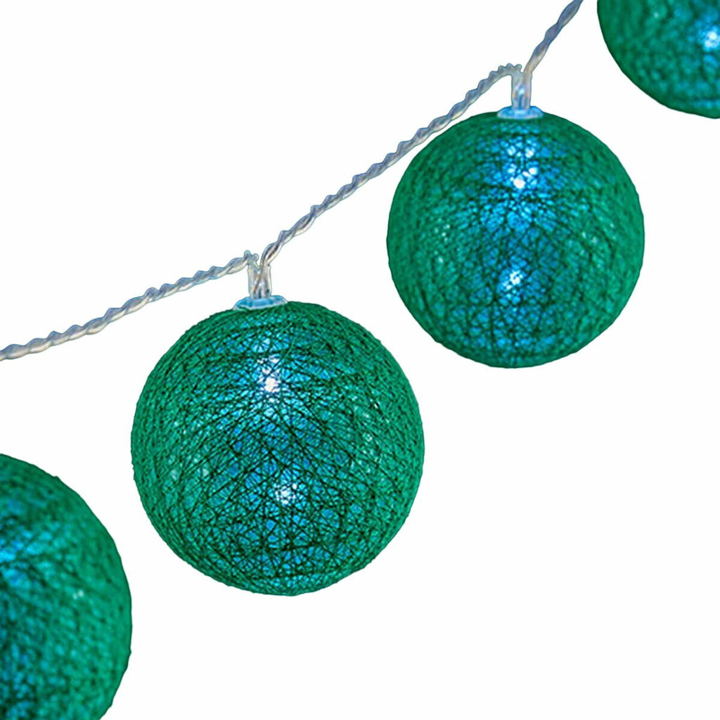 Krist+ Kranz aus LED Balls Grün 2 m Ø 5 cm – Ansicht 2