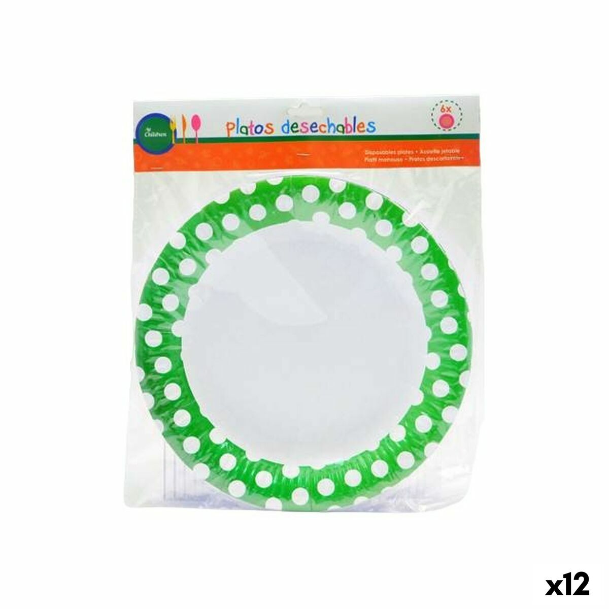 Plate set Disposable 12 Stück – Produktbild 1