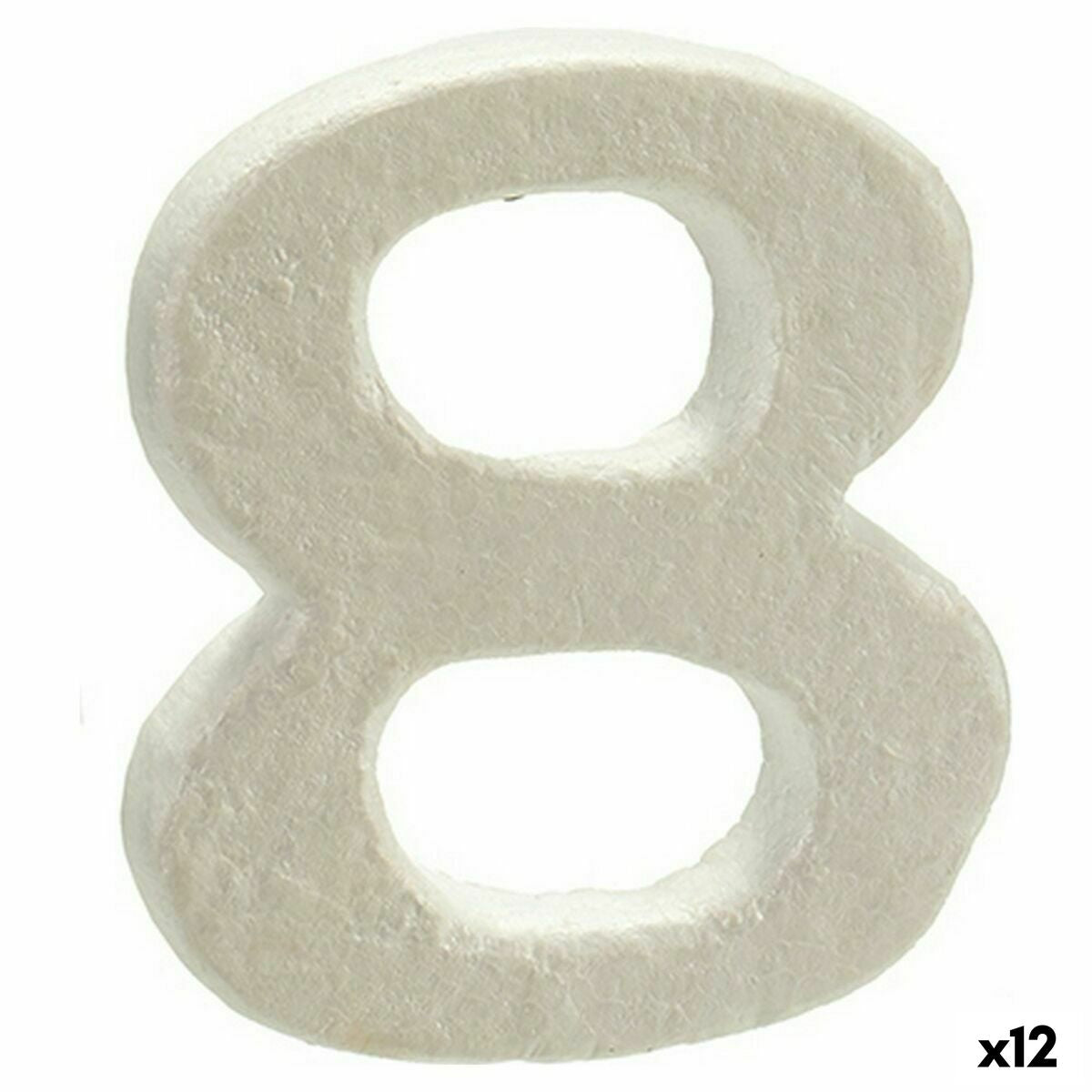 Number Pincello AR1607070 Number 8 polystyrene (12 Stück) – Produktbild 1