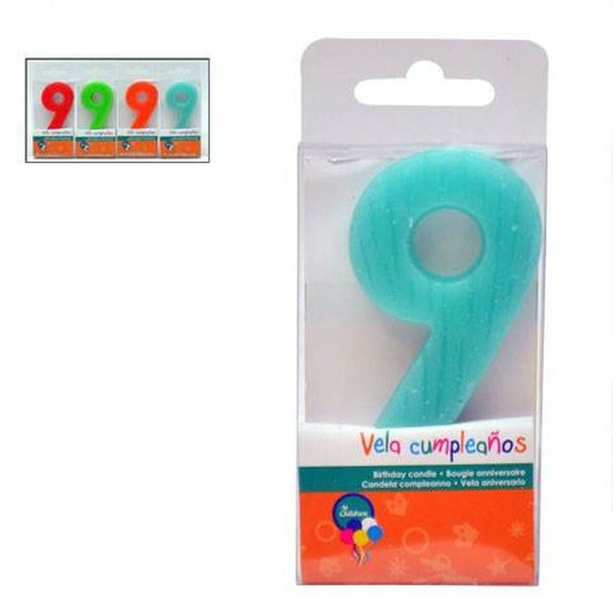 Kerze Nº 9 Birthday – Produktansicht 3