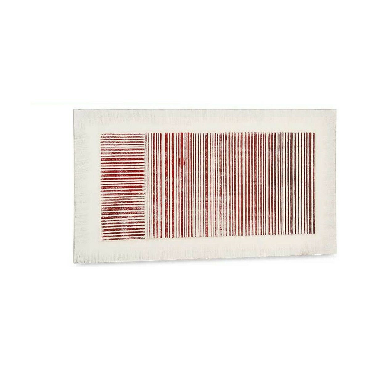 Gift Decor Leinwandbild Weiß Rosa Stripes mit relief – Ansicht 2