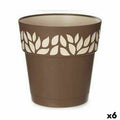 Stefanplast Self-watering flowerpot Cloe Braun Kunststoff – Produktansicht 1