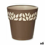 Stefanplast Self-watering flowerpot Cloe Braun Kunststoff – Produktansicht 1