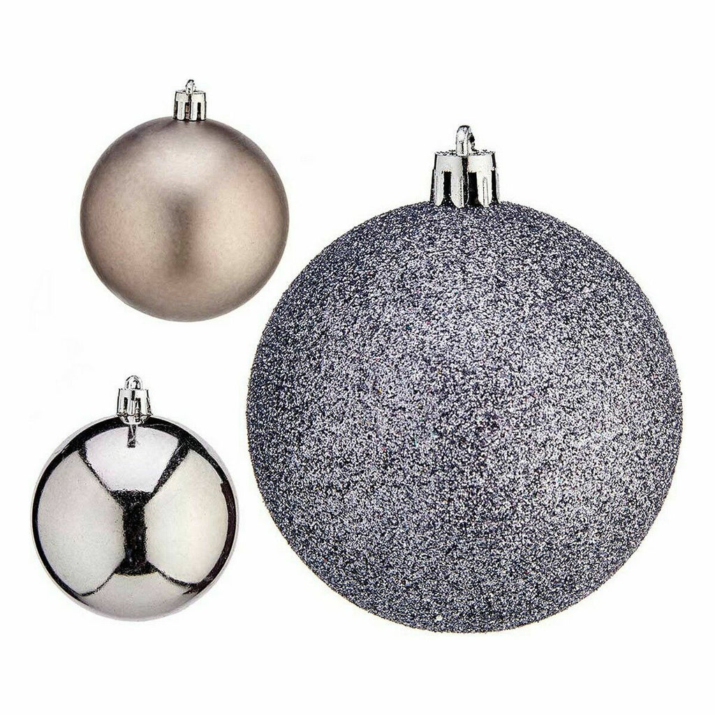 Krist+ Set aus Christmas balls Silber Kunststoff Ø 7 cm – Ansicht 2