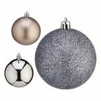 Krist+ Set aus Christmas balls Silber Kunststoff Ø 7 cm – Ansicht 2