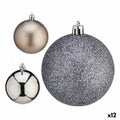 Krist+ Set aus Christmas balls Silber Kunststoff Ø 7 cm – Ansicht 1
