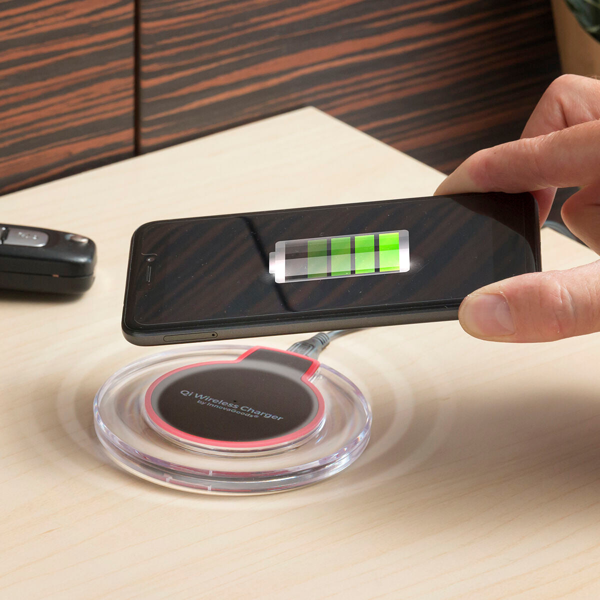 Qi Kabellos Charger for Smartphones InnovaGoods – Produktbild 1