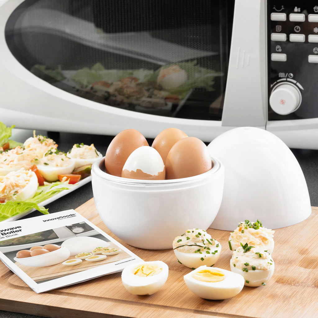 InnovaGoods Microwave Egg Boiler mit Recipe Booklet Boilegg – Ansicht 1