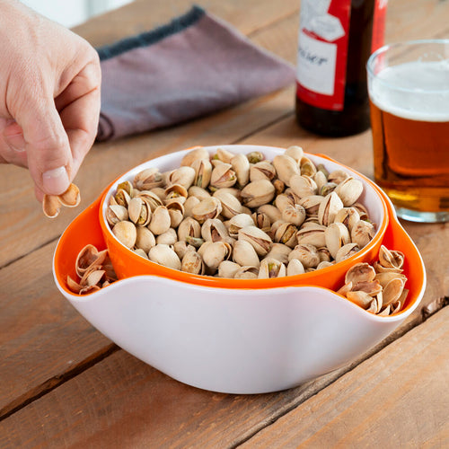 2-in-1 Snack Bowl InnovaGoods 2 Teile – Produktbild 1