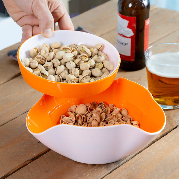 2-in-1 Snack Schale InnovaGoods 2 Teile