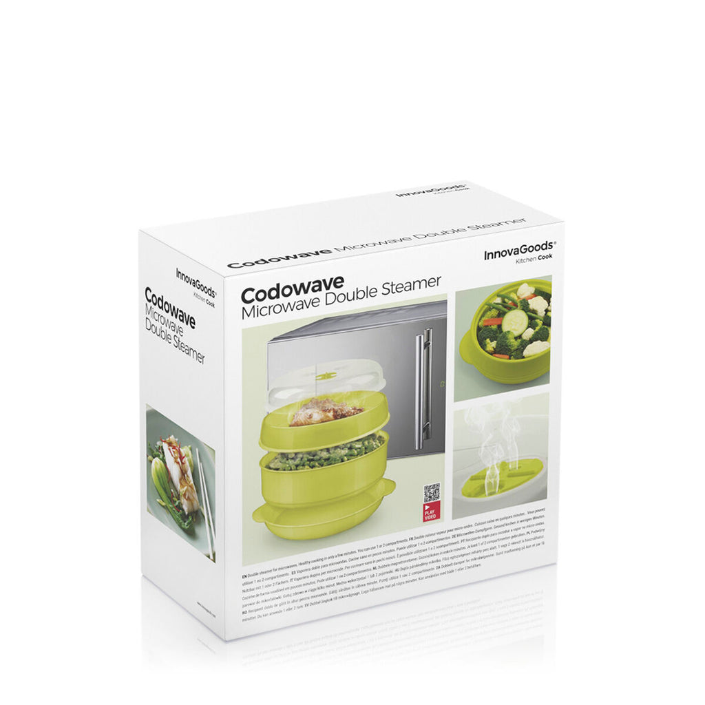 InnovaGoods Microwave Double Steamer Codowave – Produktansicht 7