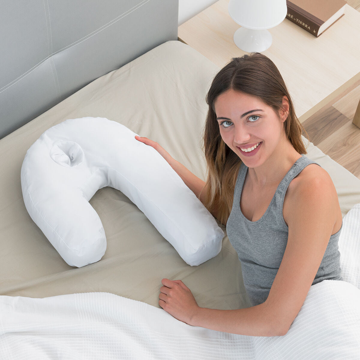 InnovaGoods U Side Sleepers Ergonomic Kissen Slupill – Ansicht 2