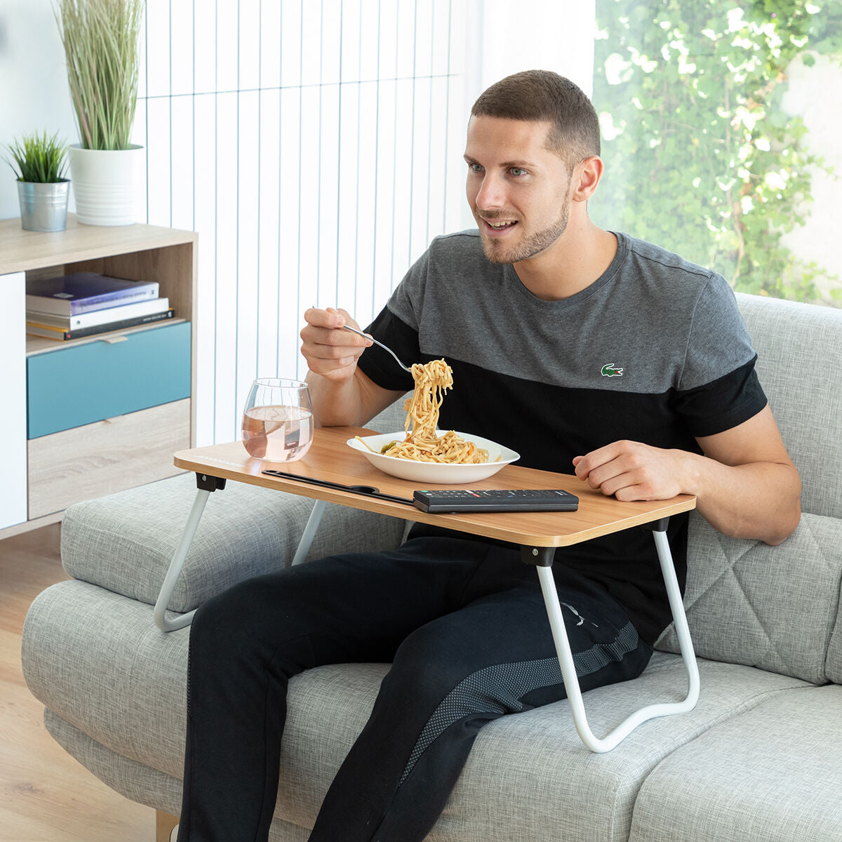 InnovaGoods Multifunction Foldable Beistelltisch Muvisk – Produktansicht 4