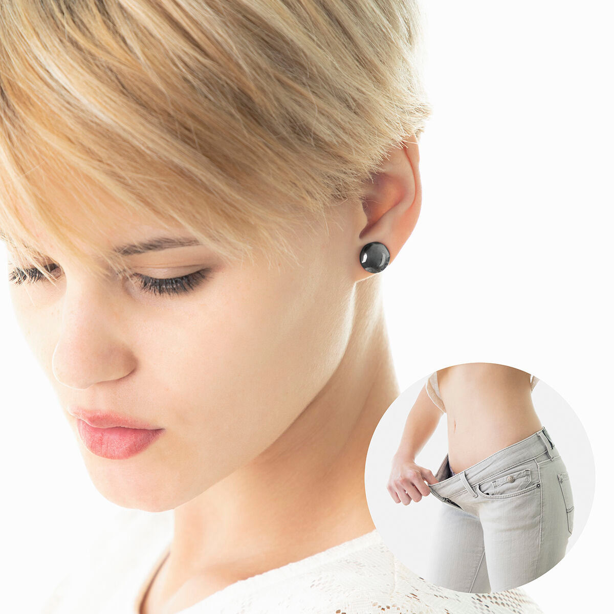 Biomagnetic Slimming Ohrringe Slimagnetic InnovaGoods