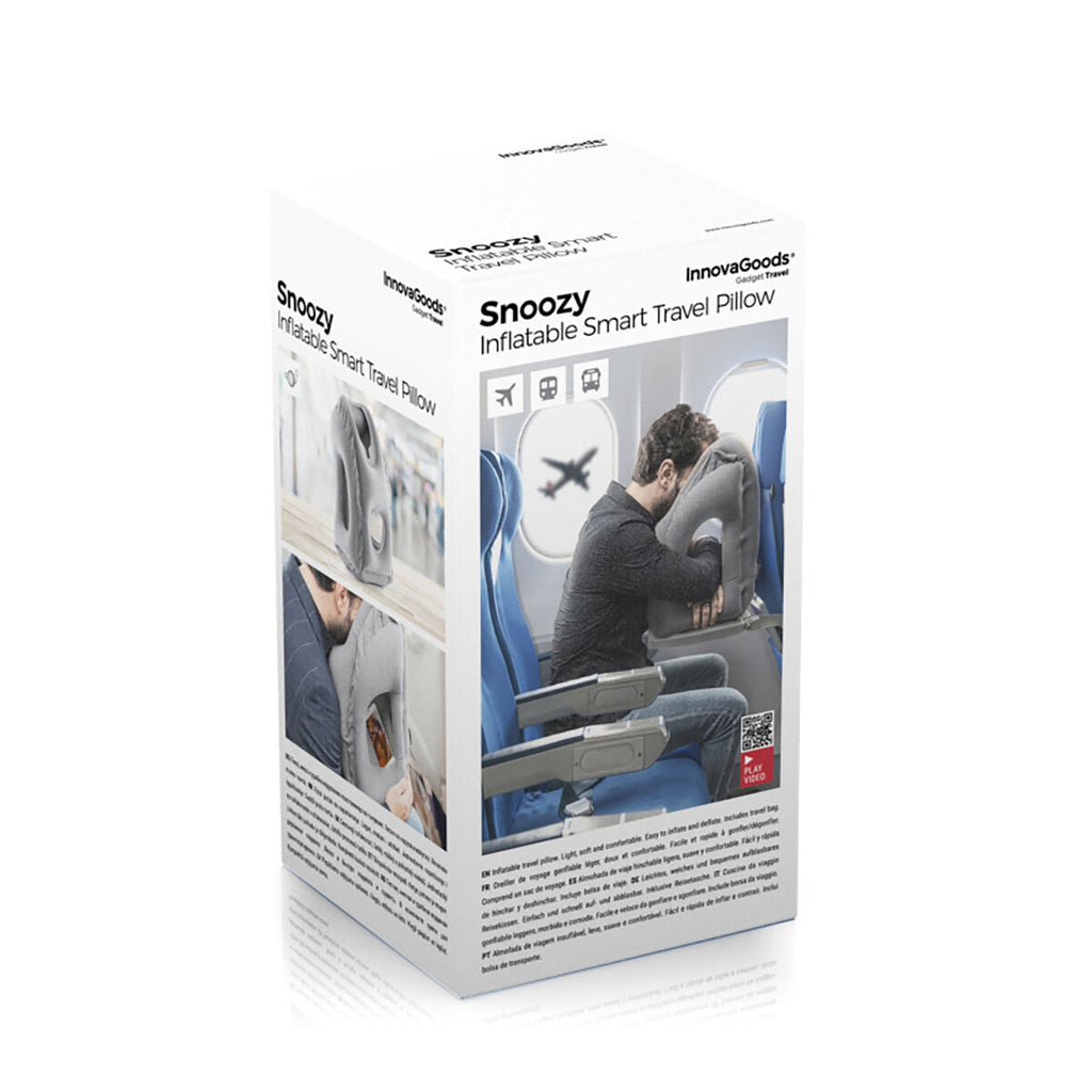 Frontal Inflatable Travel Pillow Snoozy InnovaGoods – Produktbild 7