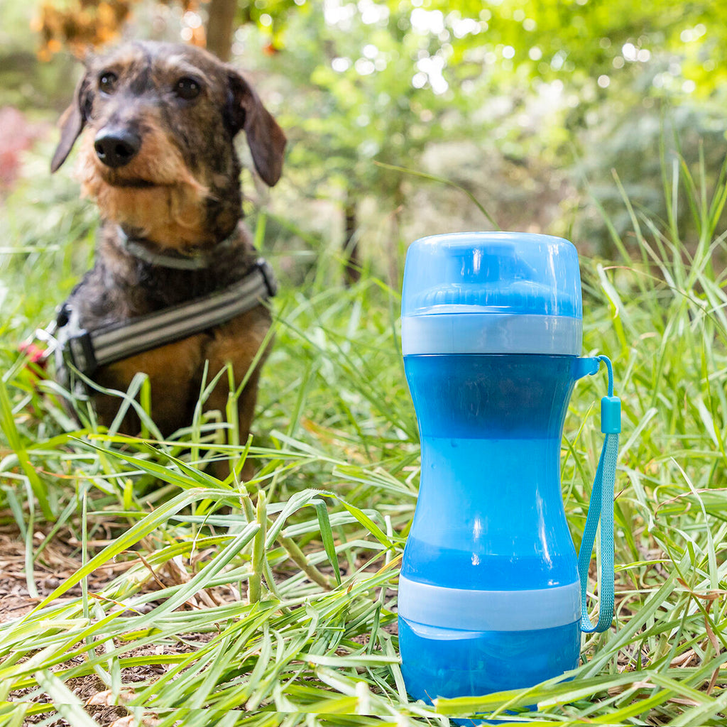 2-in-1 Flasche mit Wasser & food containers für Haustiere Pettap InnovaGoods – Produktansicht 1