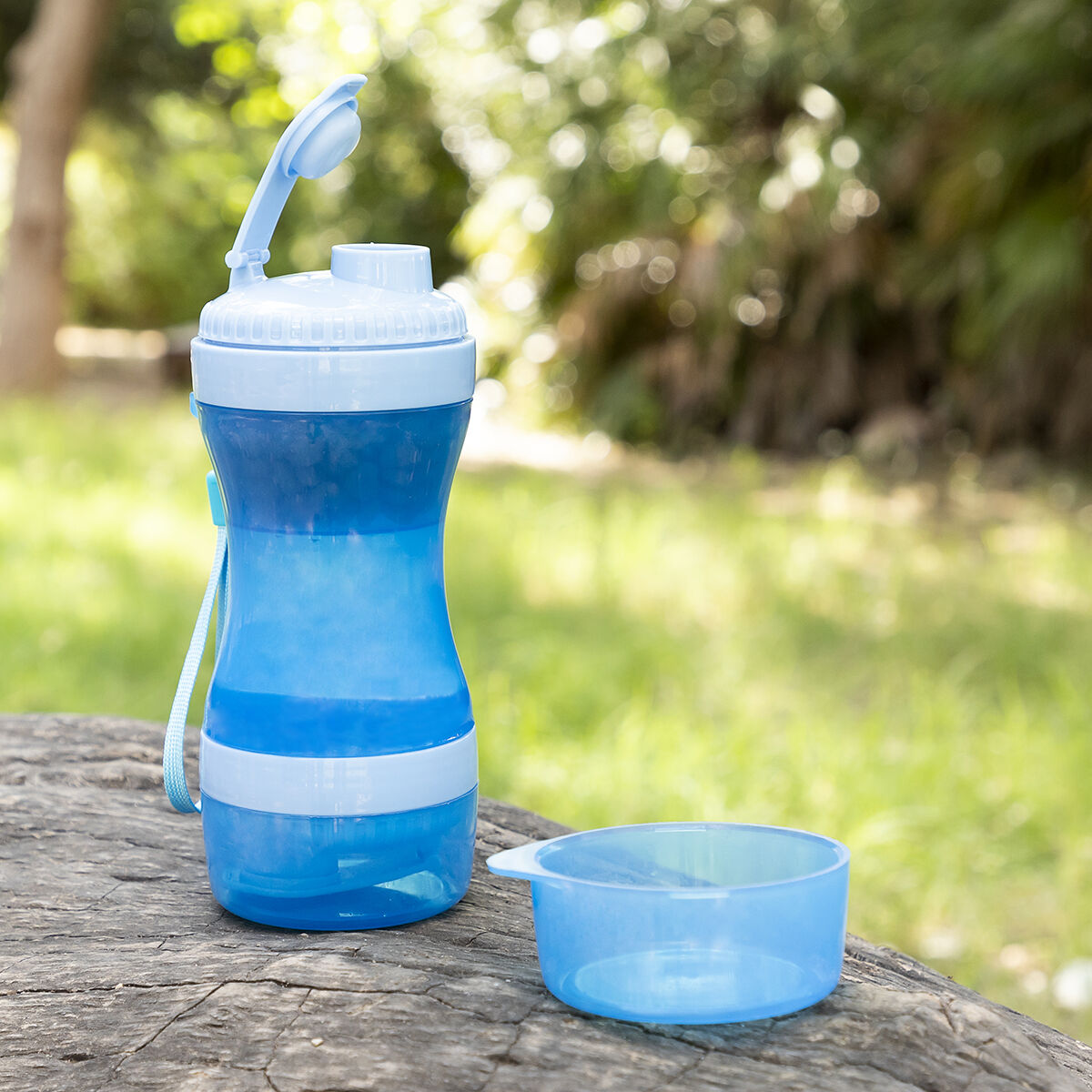 2-in-1 Flasche mit Wasser & food containers für Haustiere Pettap InnovaGoods – Produktansicht 5