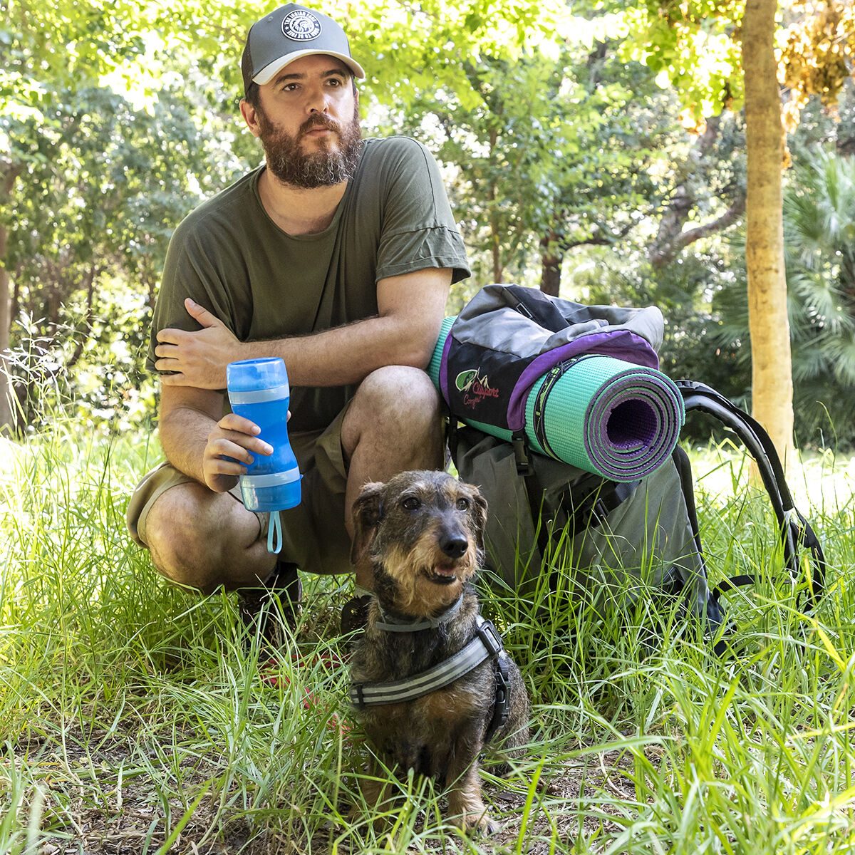2-in-1 Flasche mit Wasser & food containers für Haustiere Pettap InnovaGoods – Produktansicht 6