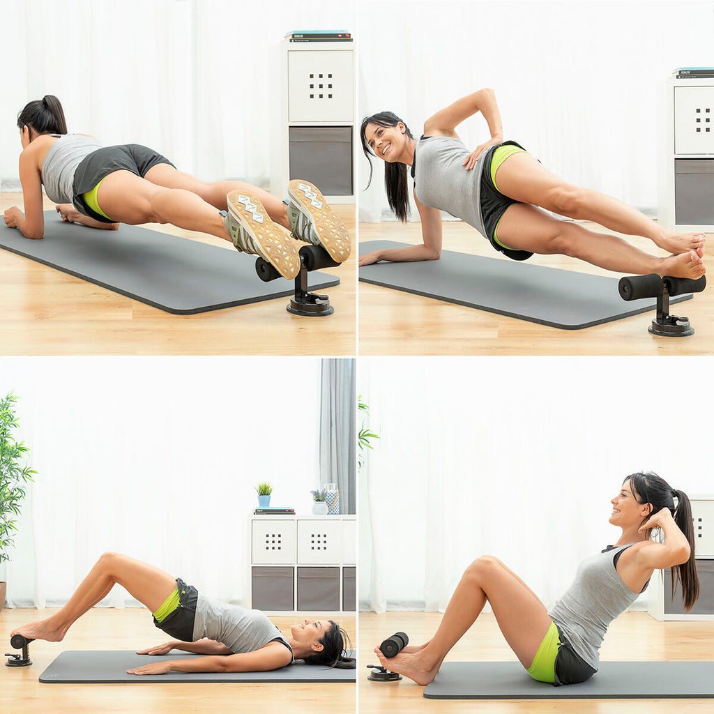 Sit-up Bar für Abdominals mit Suction Pad & Trainingsanleitung CoreUp InnovaGoods – Produktansicht 7
