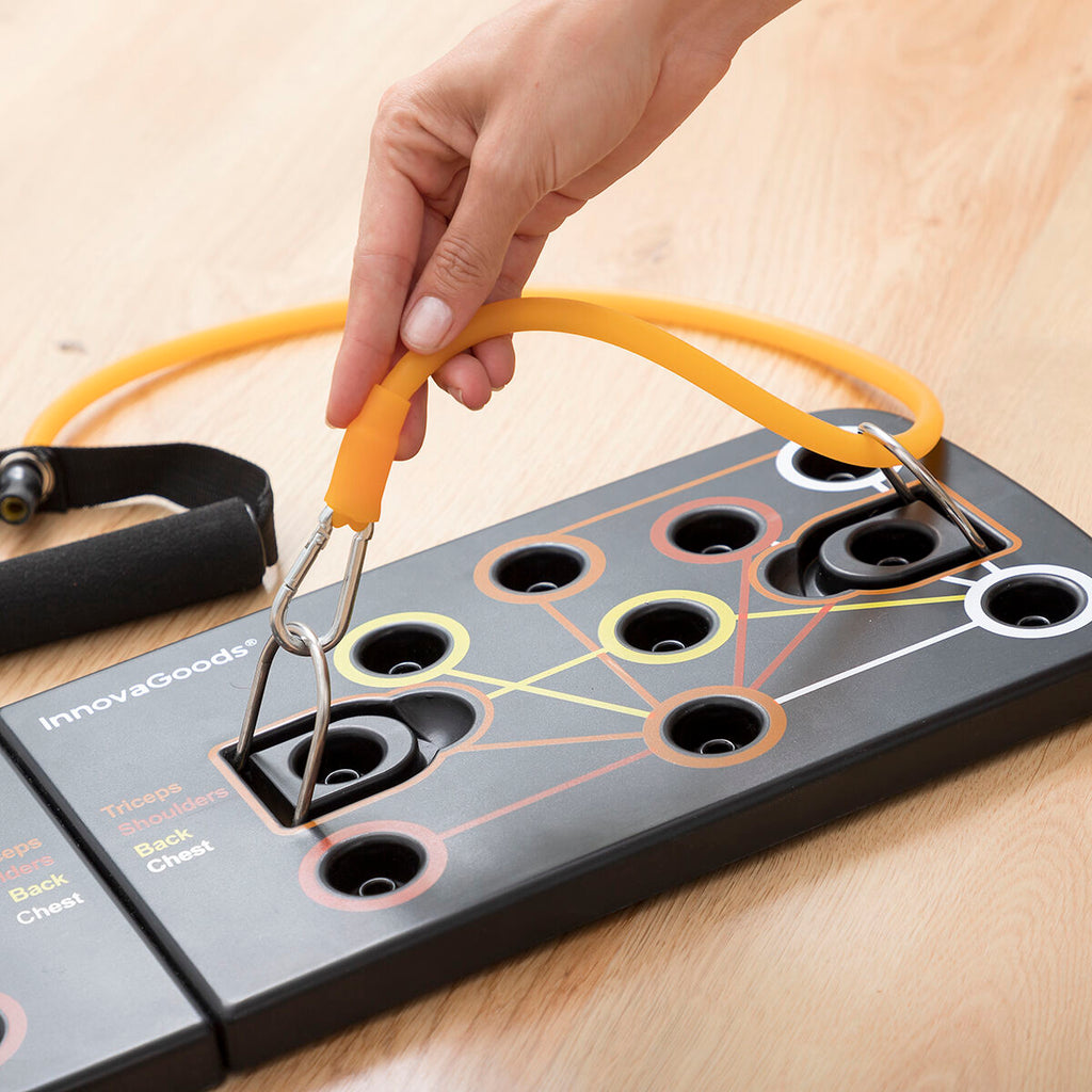 Push-Up Tafel mit Widerstandsbänder & Trainingsanleitung Pulsher InnovaGoods – Produktansicht 6