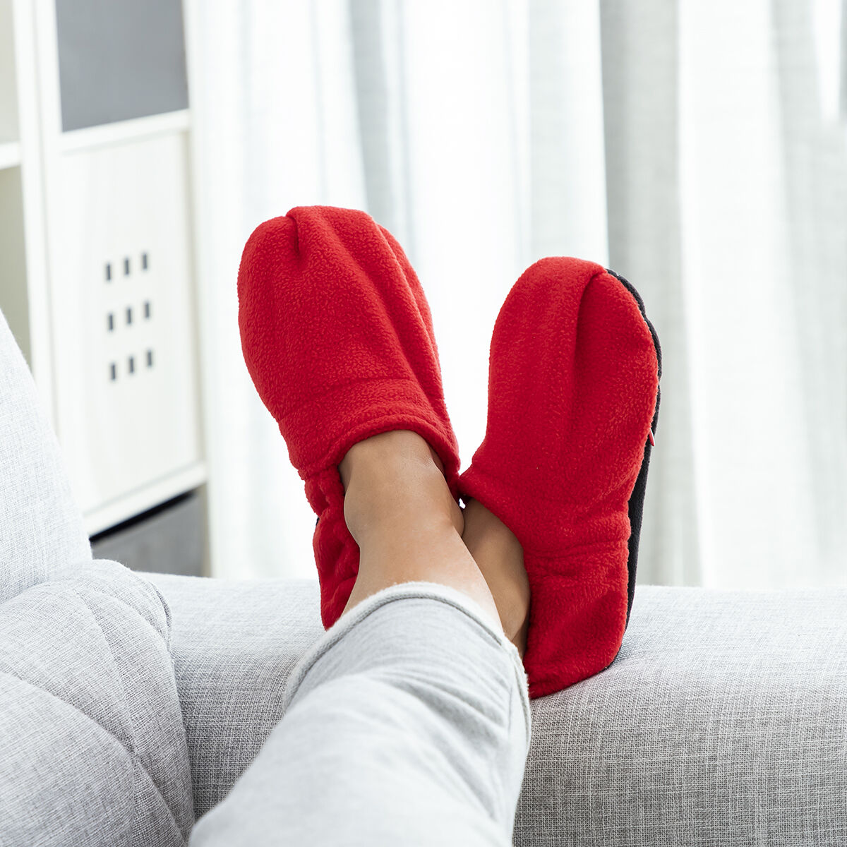 InnovaGoods Microwavable Heated Slippers Rot