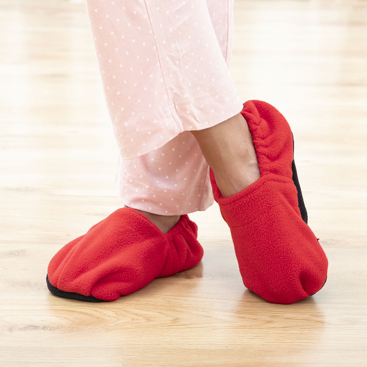 InnovaGoods Microwavable Heated Slippers Rot