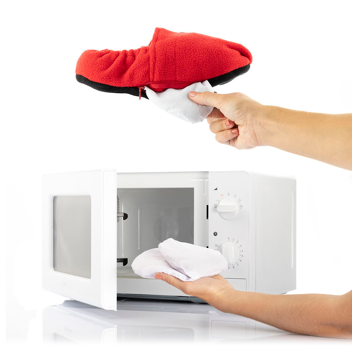 InnovaGoods Microwavable Heated Slippers Rot