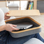 InnovaGoods Tragbar Notebook Desk mit Aufbewahrung Tablett Larage – Ansicht 2