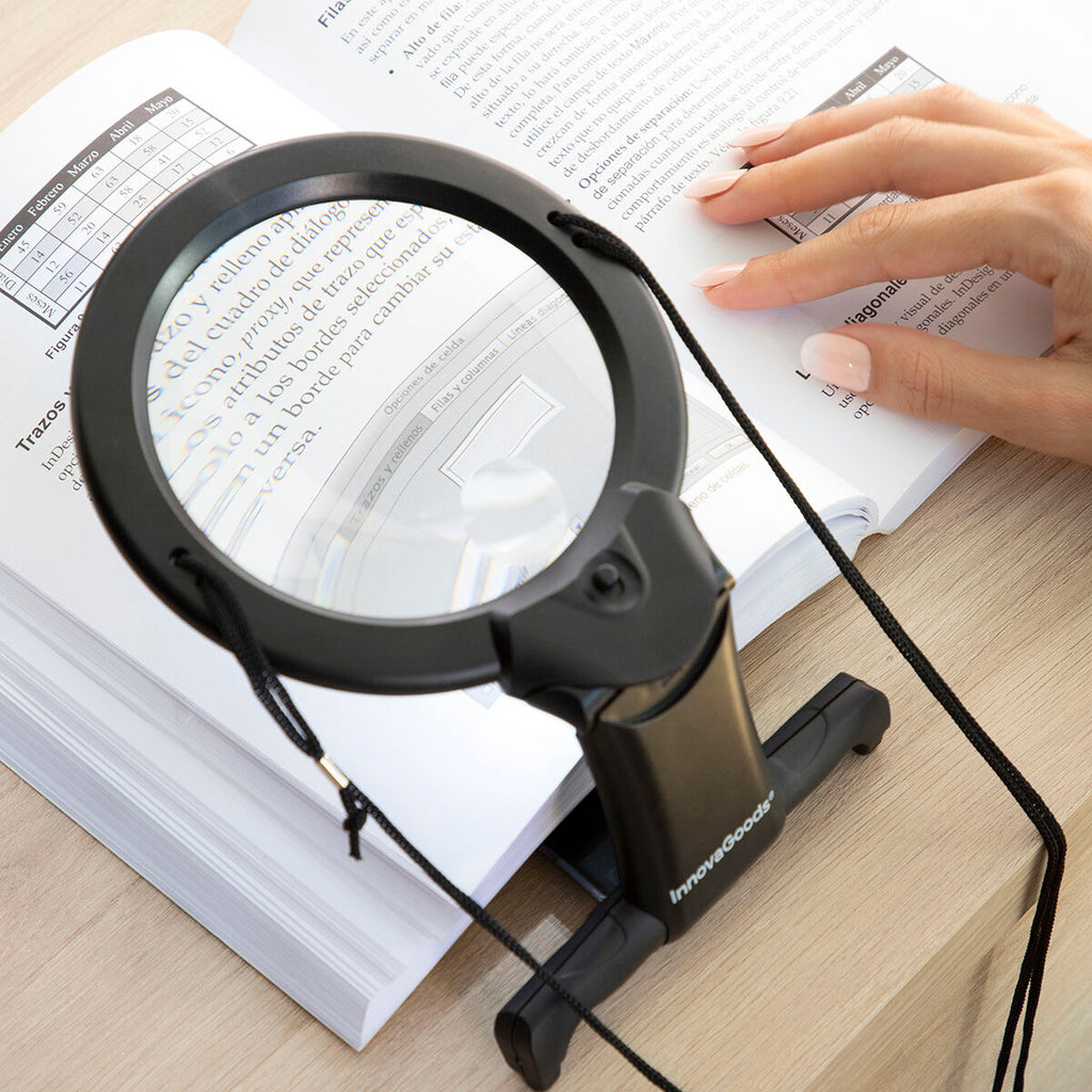 InnovaGoods Hands-Free Magnifying Glass mit LED-Licht Zooled – Ansicht 6
