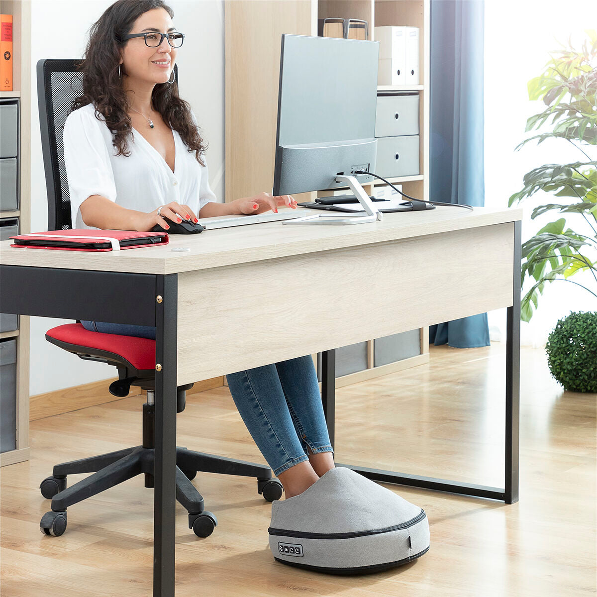 InnovaGoods 2-in-1 Shiatsu Heat Massagegerät Futsa – Produktansicht 3