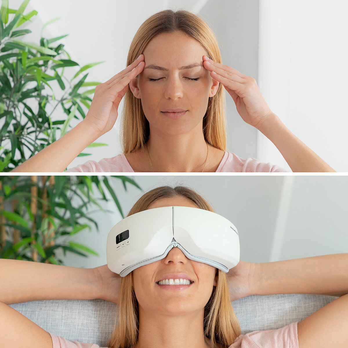 InnovaGoods 4-In-1 Eye Massagegerät mit Air Compression Eyesky – Produktansicht 3