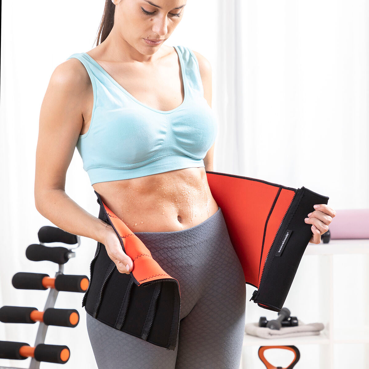 Sports Slimming Belt with Sauna Effect Redle InnovaGoods – Produktbild 1