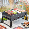 Klappbar Tragbar Barbecue für use mit Charcoal BearBQ InnovaGoods – Ansicht 1