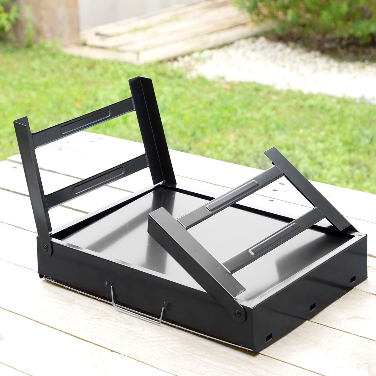 Klappbar Tragbar Barbecue für use mit Charcoal BearBQ InnovaGoods – Ansicht 6