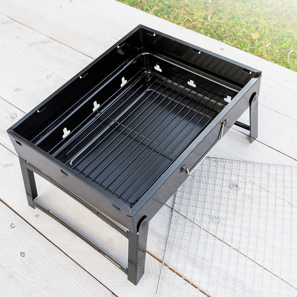 Klappbar Tragbar Barbecue für use mit Charcoal BearBQ InnovaGoods – Ansicht 7