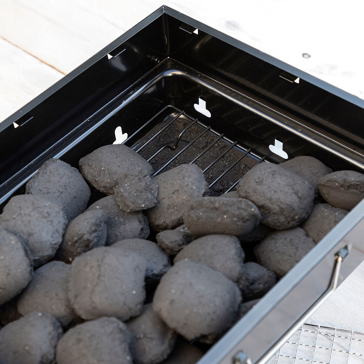 Klappbar Tragbar Barbecue für use mit Charcoal BearBQ InnovaGoods – Ansicht 8