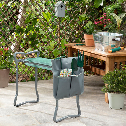 3-in-1 Klappbar Garden Seat with Bag for Tools Situl InnovaGoods – Produktbild 2