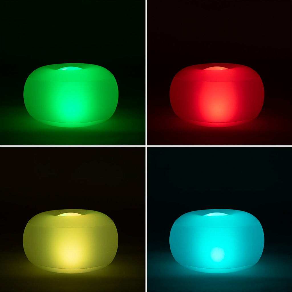Aufblasbar Seat mit Mehrfarbig LED & Fern Steuerung Pulight InnovaGoods – Produktansicht 6