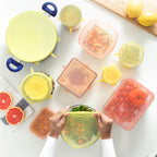 Set aus 10 Wiederverwendbar & Verstellbar Küche Lids Lilyd InnovaGoods – Ansicht 2