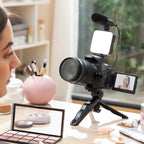 Vlogging Kit mit Leicht, Mikrofon & Fern Steuerung Plodni InnovaGoods – Produktansicht 2
