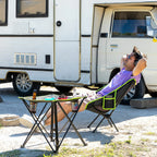 InnovaGoods Klappbar Textil Campingtisch mit Abdeckung Cafolby – Produktansicht 4