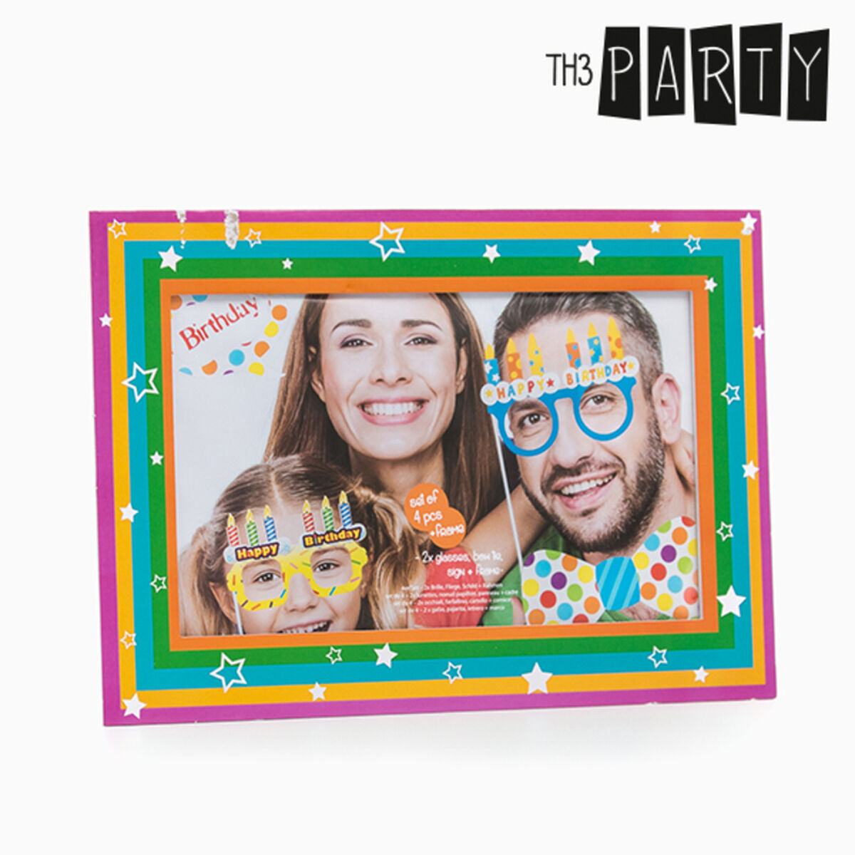 Partyartikel-Set – Mehrfarbig – Produktansicht 2