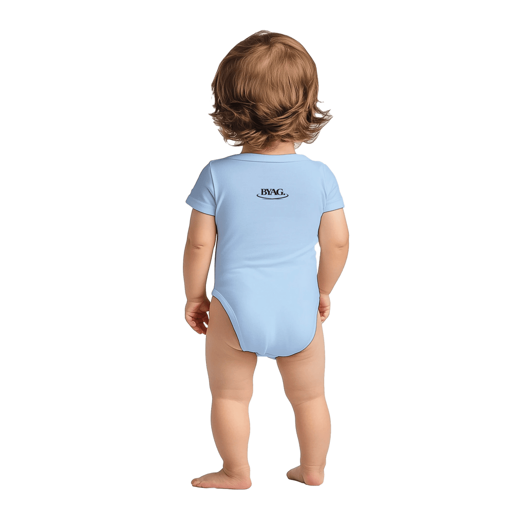 BYAG. Baby Short Sleeve Bodysuit – Blue - BYAG.DEPrint MaterialBYAG.DEBYAG.DE#original_value#12M