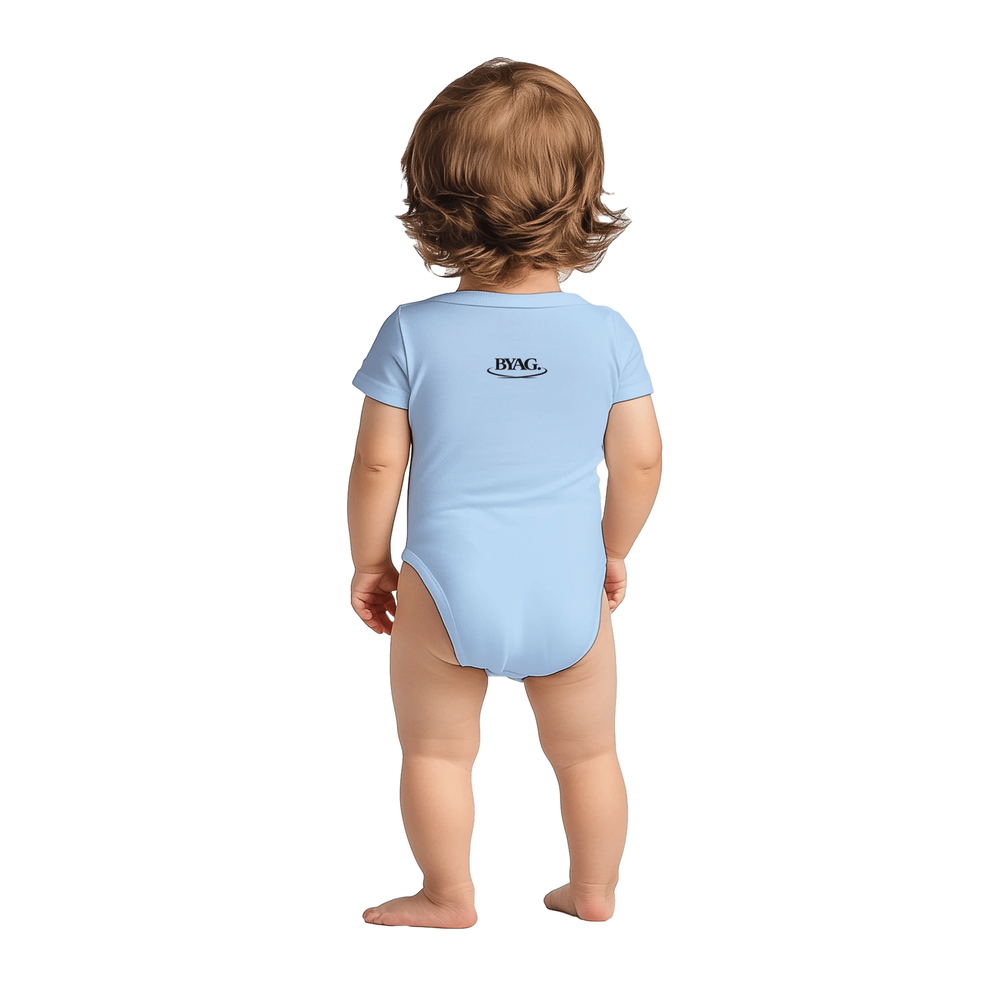 BYAG. Baby Short Sleeve Bodysuit – Blue - BYAG.DEPrint MaterialBYAG.DEBYAG.DE#original_value#12M