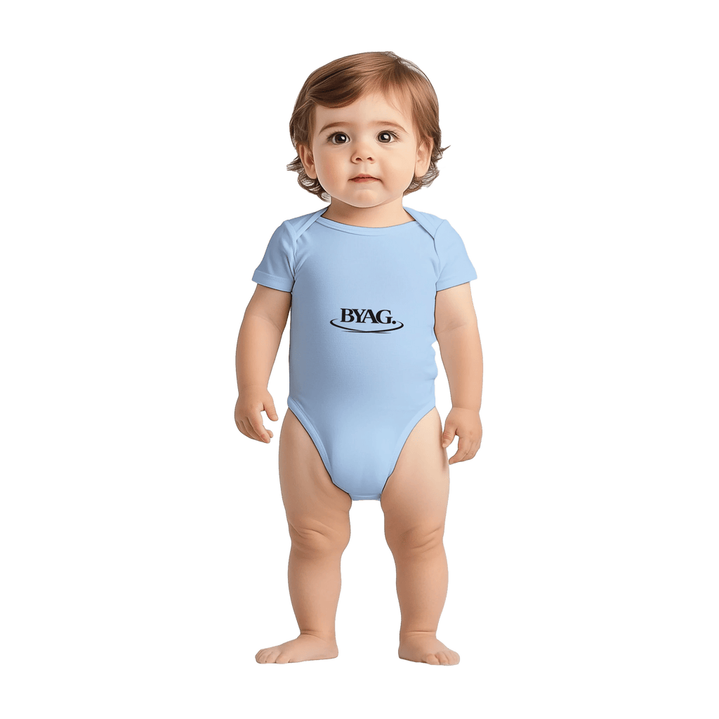 BYAG. Baby Short Sleeve Bodysuit – Blue - BYAG.DEPrint MaterialBYAG.DEBYAG.DE#original_value#12M