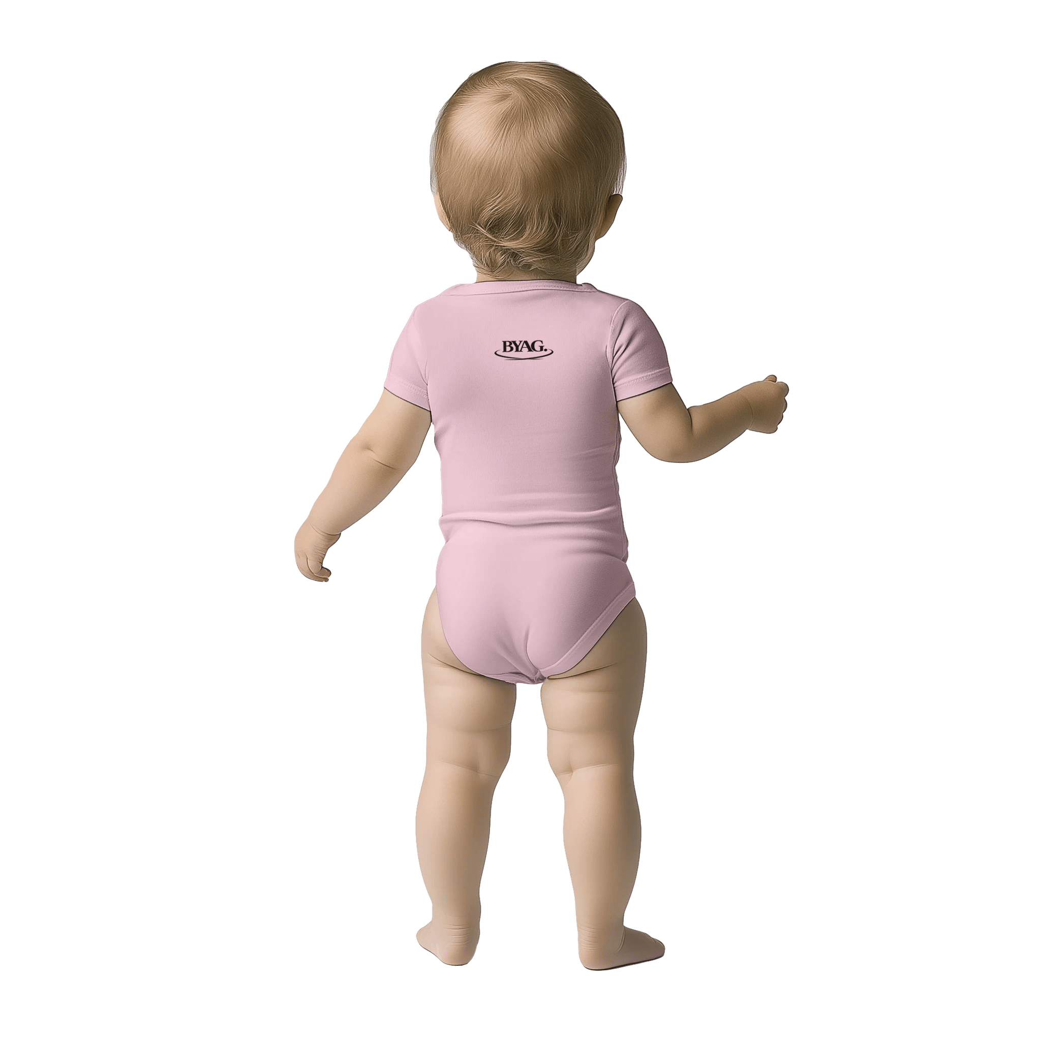 BYAG. Baby Short Sleeve Bodysuit – Pink - BYAG.DEPrint MaterialBYAG.DEBYAG.DE#original_value#12M